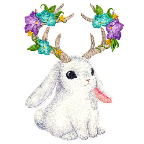 Sweet Floral Jackalope