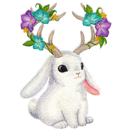 Sweet Floral Jackalope