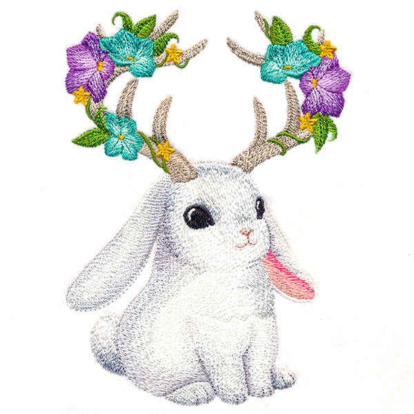 Sweet Floral Jackalope