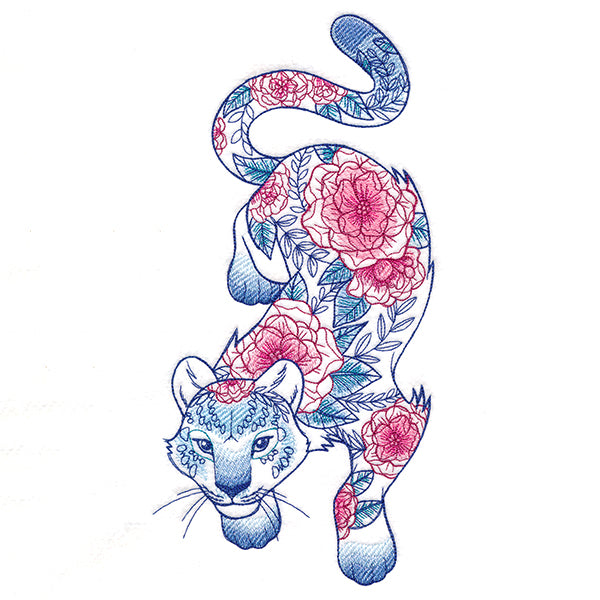 Blossoming Leopard
