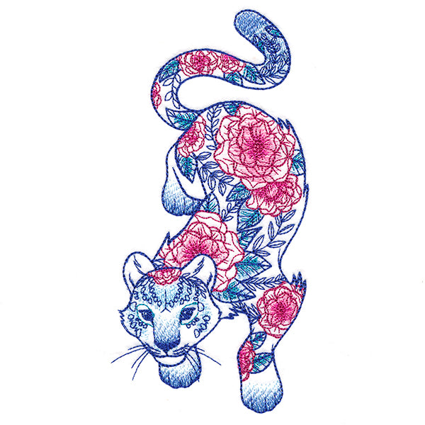 Blossoming Leopard