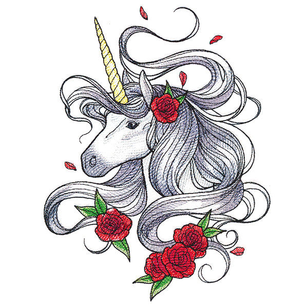 Romantic Roses Unicorn