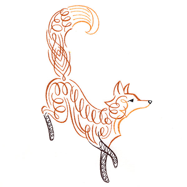Calligraphic Fox