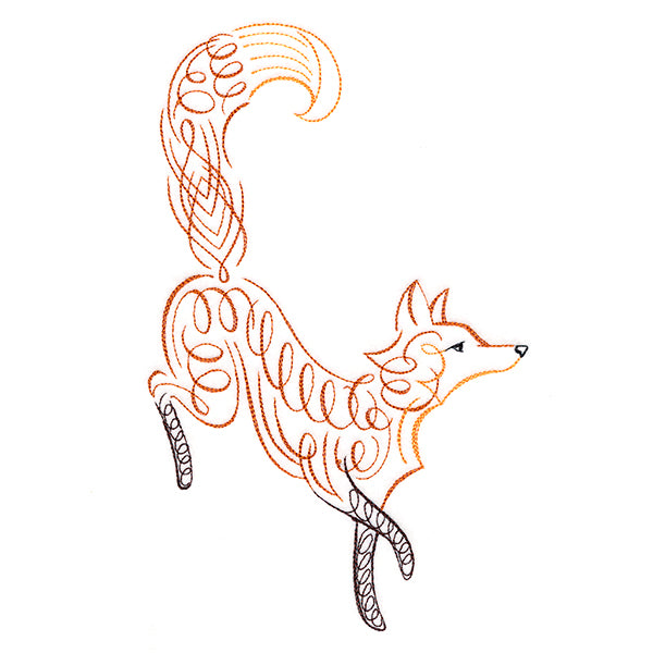 Calligraphic Fox