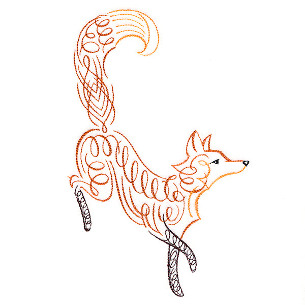 Calligraphic Fox