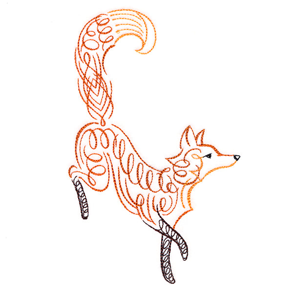 Calligraphic Fox