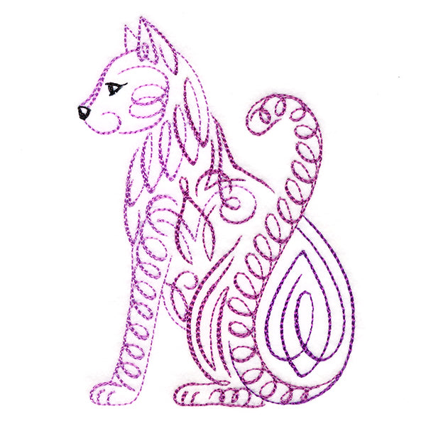 Calligraphic Cat