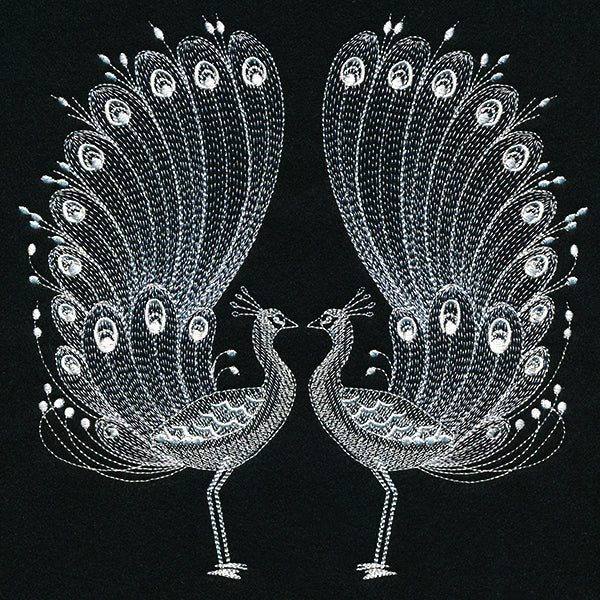 Exquisite Bohemian Peacocks