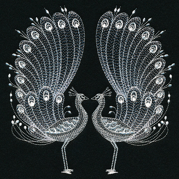 Exquisite Bohemian Peacocks