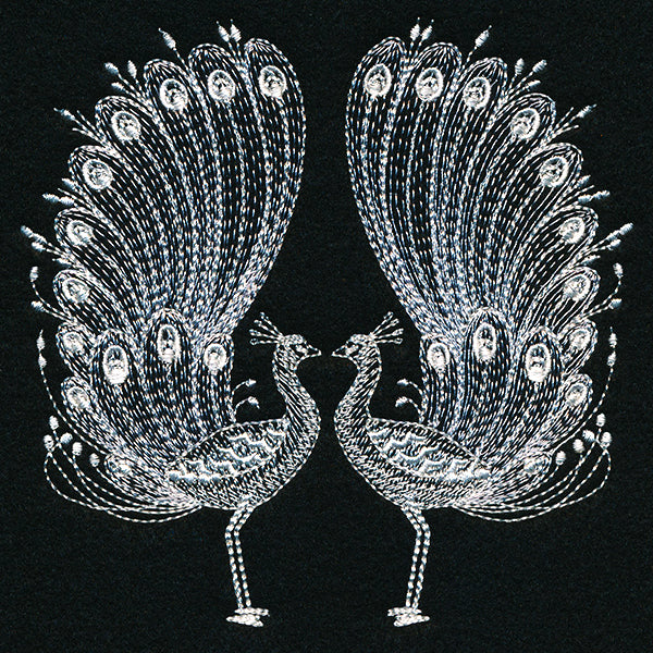 Exquisite Bohemian Peacocks