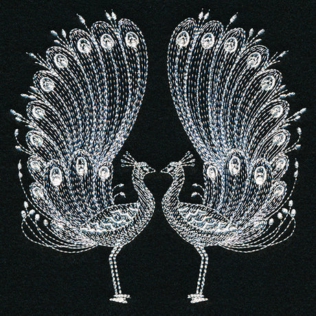Exquisite Bohemian Peacocks