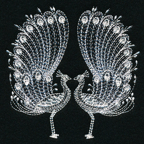 Exquisite Bohemian Peacocks