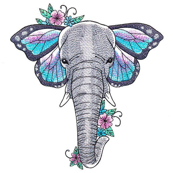 Butterfly Dreams Elephant