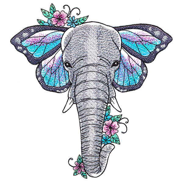 Butterfly Dreams Elephant