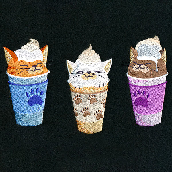 Cat-ppuccino Trio