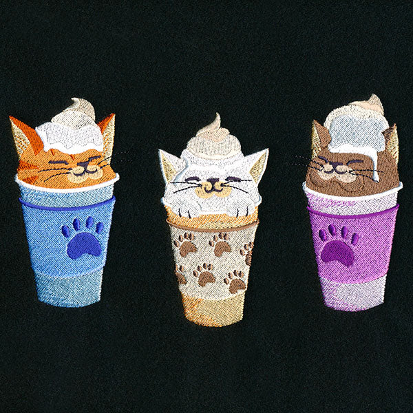 Cat-ppuccino Trio