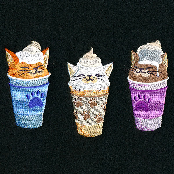 Cat-ppuccino Trio