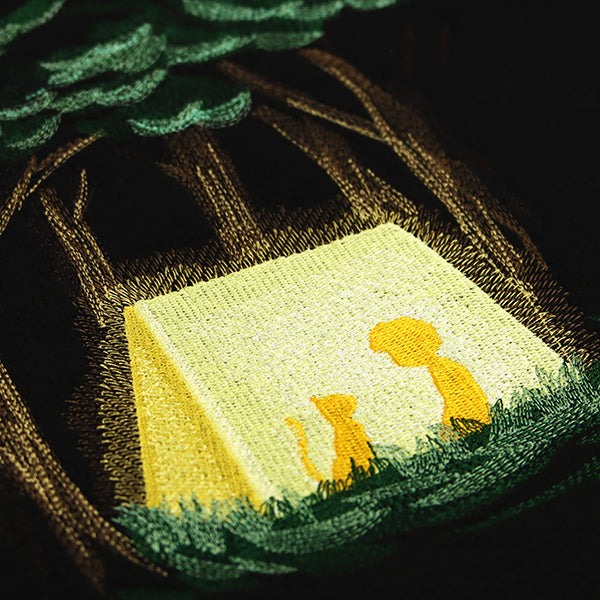 Midnight Camping Silhouette