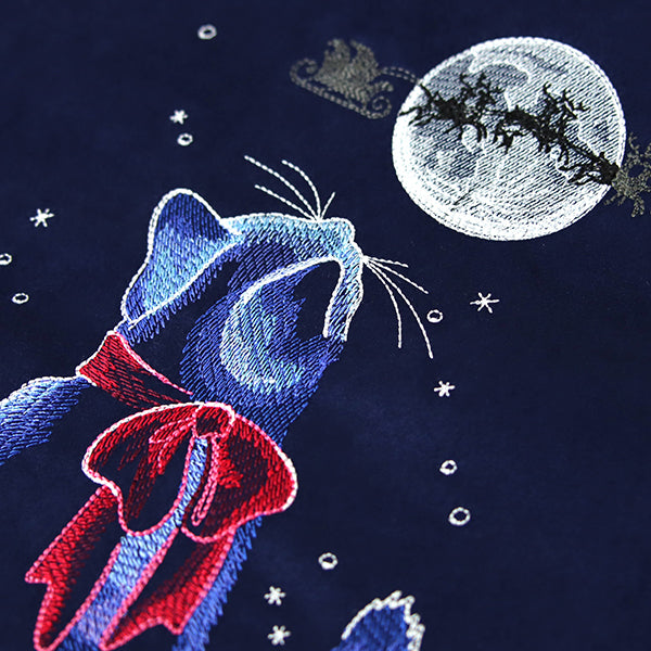 Moonlit Christmas Kitty
