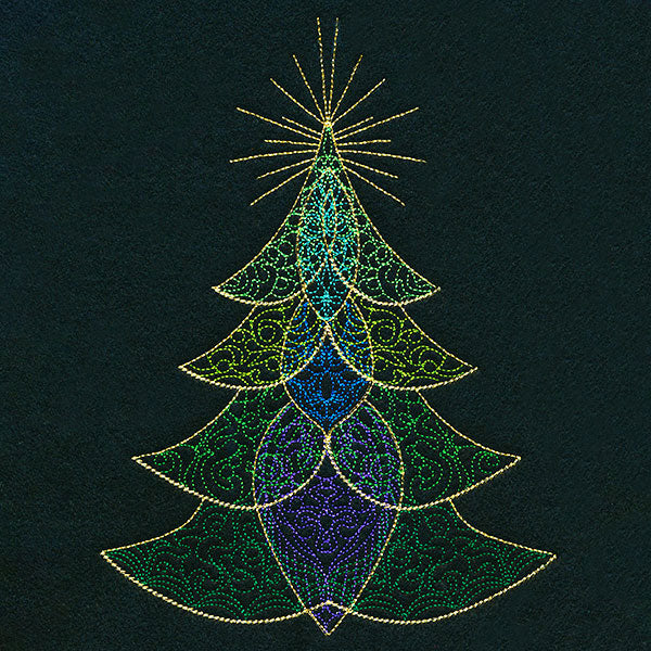Glimmering Christmas Tree
