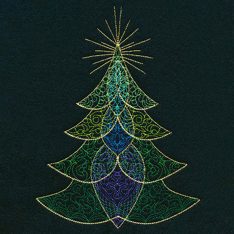 Glimmering Christmas Tree