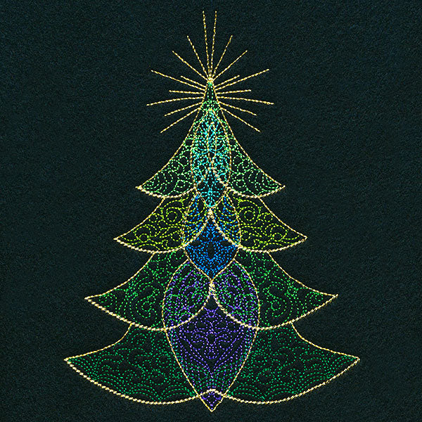 Glimmering Christmas Tree
