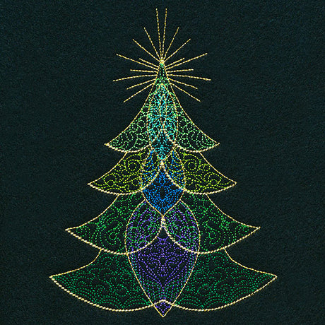Glimmering Christmas Tree