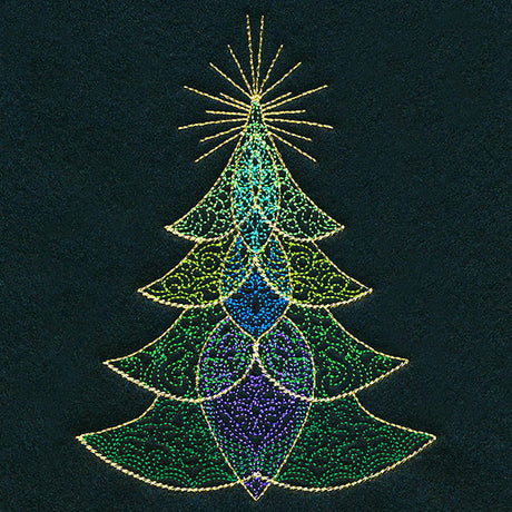 Glimmering Christmas Tree