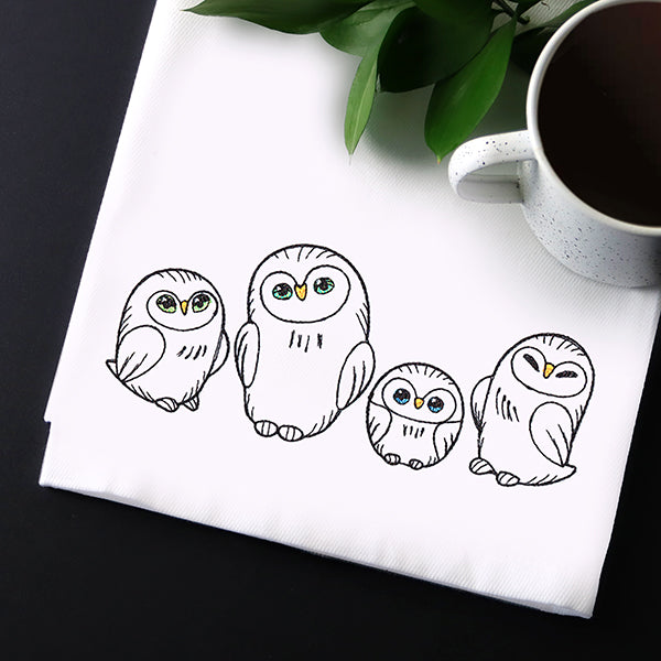 Charming Owl Border