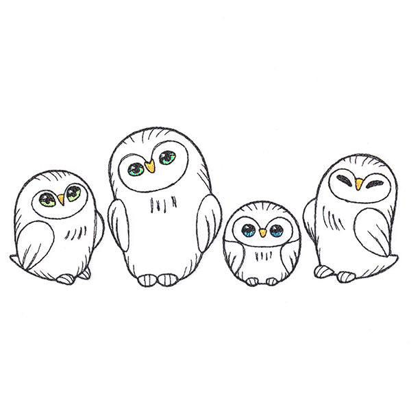 Charming Owl Border