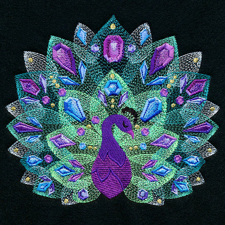 Bejeweled Peacock