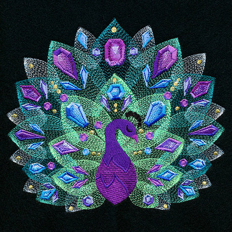Bejeweled Peacock