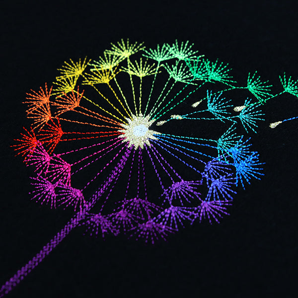 Rainbow Dandelion Wishes