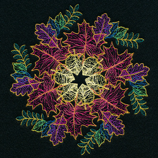 Autumn Leaves Mandala