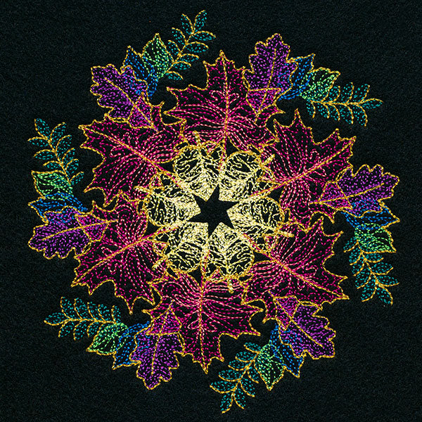 Autumn Leaves Mandala