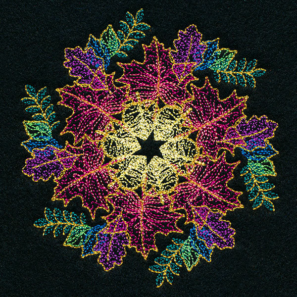 Autumn Leaves Mandala