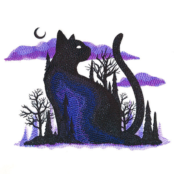 Midnight Forest Kitty