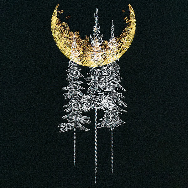 Dreamy Moonlit Forest