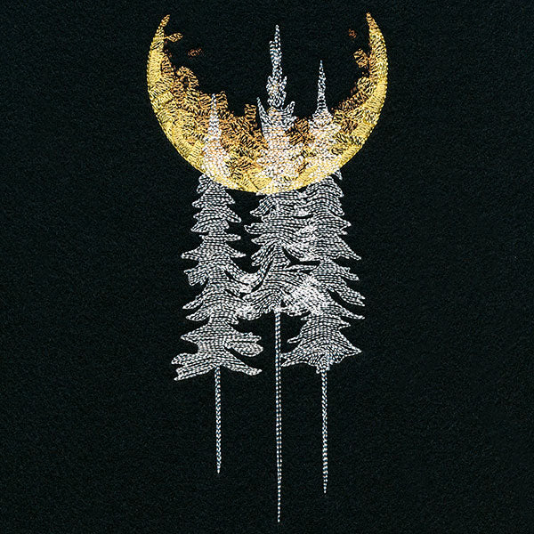 Dreamy Moonlit Forest