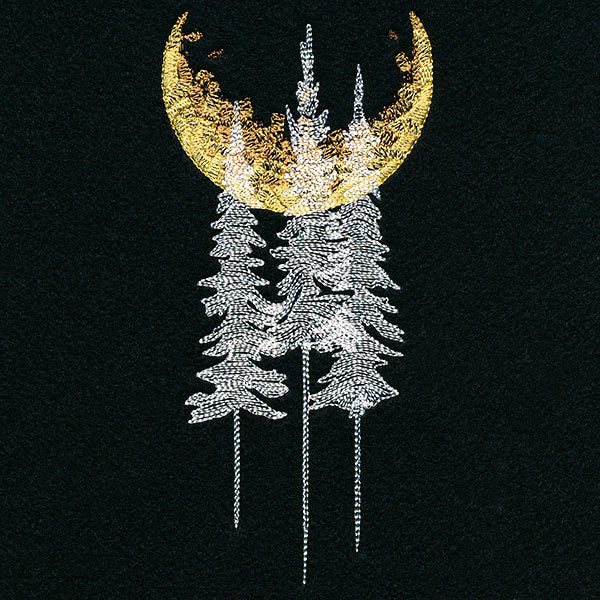 Dreamy Moonlit Forest