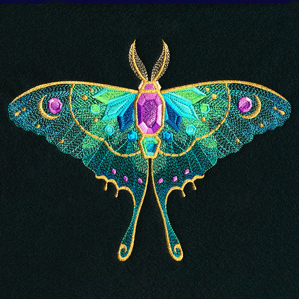 Bejeweled Luna Moth