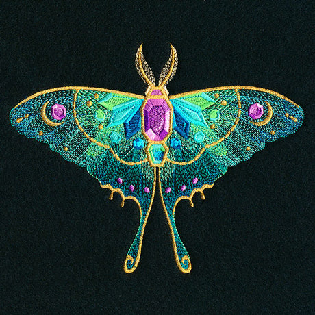 Bejeweled Luna Moth