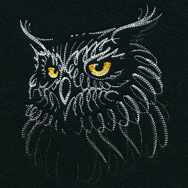 Calligraphic Owl