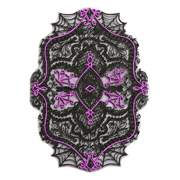 Exquisite Halloween Doily (Freestanding Organza)