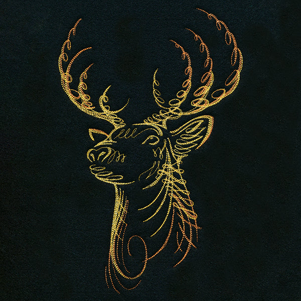 Calligraphic Reindeer