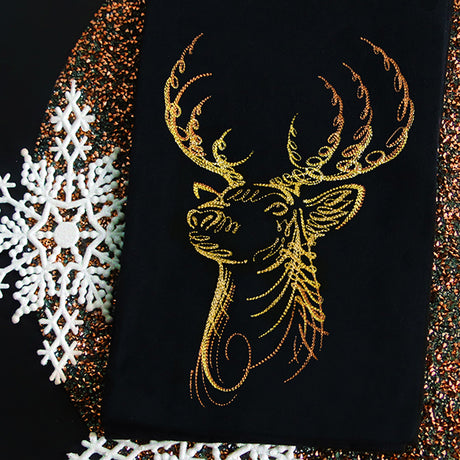 Calligraphic Reindeer