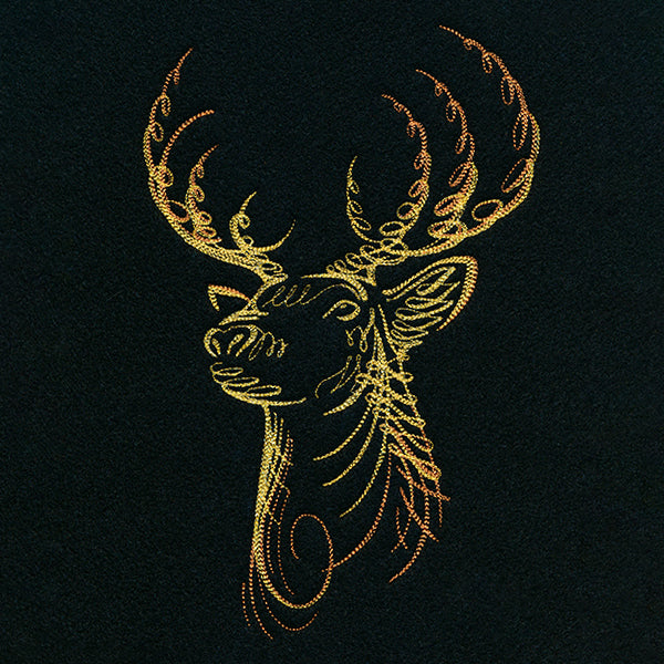 Calligraphic Reindeer