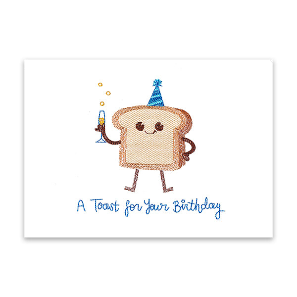 A Toast For Your Birthday (Cardstock)