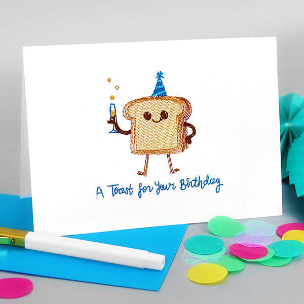 A Toast For Your Birthday (Cardstock)