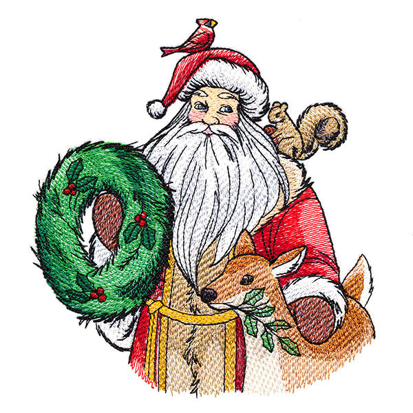 Classic Yuletide Santa